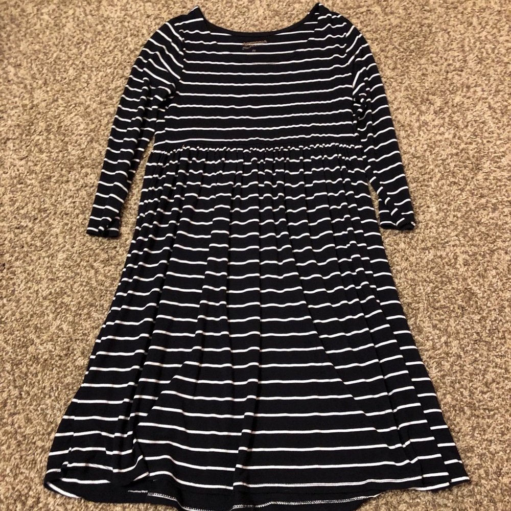 Black & White Striped Dress